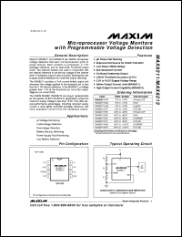 Click here to download MAX834EUK-T Datasheet