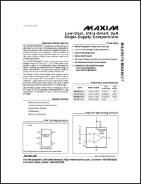 Click here to download MAX951ESA Datasheet