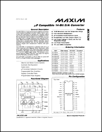Click here to download MAX334CJE Datasheet