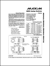 Click here to download MAX4193MJA Datasheet