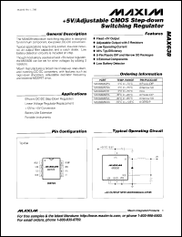 Click here to download MAX457EJA Datasheet