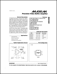 Click here to download MAX906C/D Datasheet