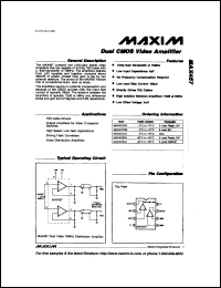 Click here to download MX7507SQ Datasheet