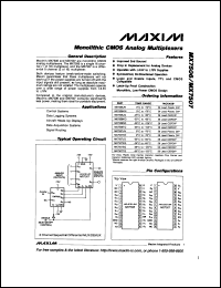 Click here to download MAX275BCWP Datasheet