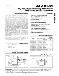 Click here to download MAX5035CUSA Datasheet