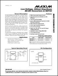 Click here to download MAX1921EUT25-T Datasheet