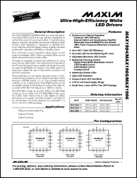 Click here to download MAX1986ETE-T Datasheet