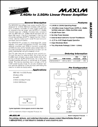 Click here to download MAX2242EBC-T10 Datasheet