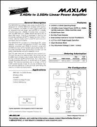 Click here to download MAX2242EBC Datasheet