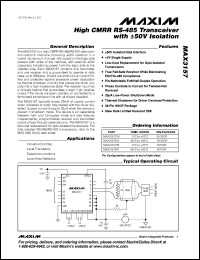 Click here to download MAX3157CAI Datasheet
