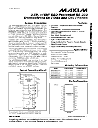 Click here to download MAX3388ECUG-T Datasheet