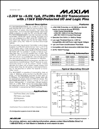 Click here to download MAX3381EEUP+ Datasheet