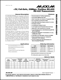 Click here to download MAX3460CSD-T Datasheet