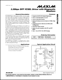 Click here to download MAX3740ETG Datasheet