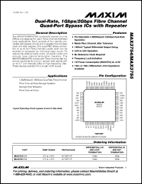 Click here to download MAX3755CCM Datasheet