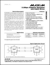 Click here to download MAX3800 Datasheet