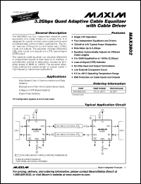 Click here to download MAX3802UGK Datasheet