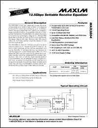 Click here to download MAX3804ETE Datasheet