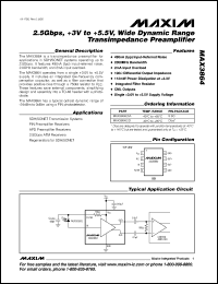 Click here to download MAX3864E Datasheet