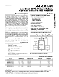 Click here to download MAX4073FAUT Datasheet