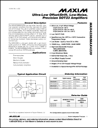 Click here to download MAX4238ASA+ Datasheet