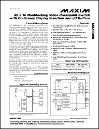 Click here to download MAX4358ECE Datasheet