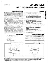 Click here to download MAX5048BAUT-T Datasheet