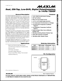 Click here to download MAX5414EUD-T Datasheet