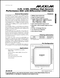 Click here to download MAX5886EGK Datasheet
