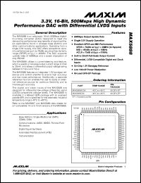 Click here to download MAX5888EGK Datasheet