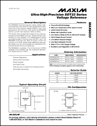 Click here to download MAX6033BAUT50-T Datasheet