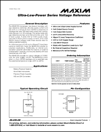 Click here to download MAX6129BEUK41-T Datasheet