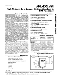 Click here to download MAX6457UKD3A-T Datasheet