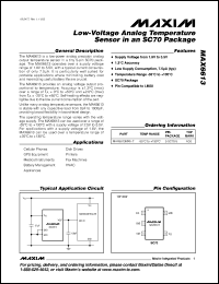 Click here to download MAX6613MXK-T Datasheet