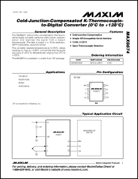 Click here to download MAX6674ISA-T Datasheet