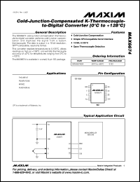 Click here to download MAX6674ISA Datasheet