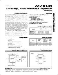 Click here to download MAX6676AUT3-T Datasheet