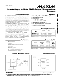 Click here to download MAX6676AUT5-T Datasheet