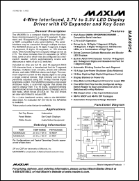 Click here to download MAX6954APL Datasheet