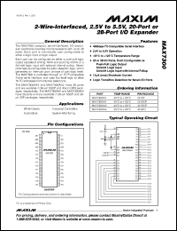 Click here to download MAX7300AGL Datasheet