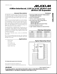 Click here to download MAX7301AGL Datasheet