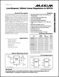Click here to download MAX8888EZK29-T Datasheet