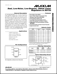 Click here to download MAX8882EUT-T Datasheet