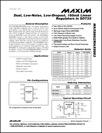 Click here to download MAX8883EUTQ5-T Datasheet