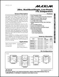 Click here to download MAX9109EXT-T Datasheet