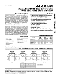 Click here to download MAX9110ESA-T Datasheet