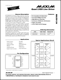 Click here to download MAX9124ESE-T Datasheet