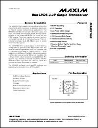Click here to download MAX9163ESA Datasheet