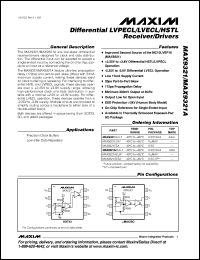 Click here to download MAX9321AESA-T Datasheet
