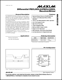 Click here to download MAX9321BESA Datasheet